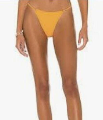 Good American  Perfect Fit Bikini Set Size 0 (xsmall) Orange Cream Jacquard NWT