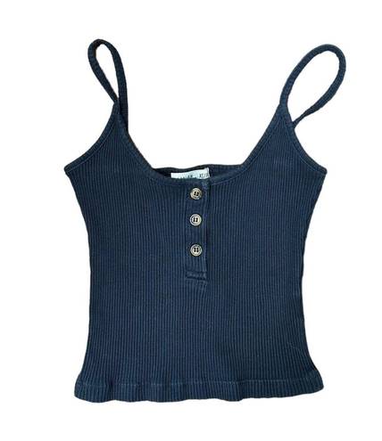 Cotton On , x-small, navy blue cropped tank