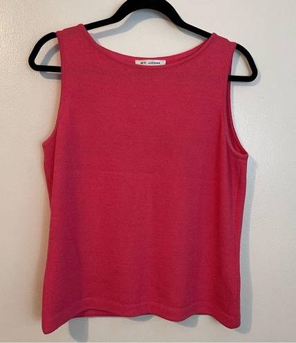 St. John Santana Knit Tank Top Sleeveless Sweater