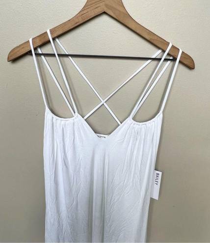 Bailey 44 Caldera Dress in Chalk White NWT Asymmetrical Sundress Size Medium