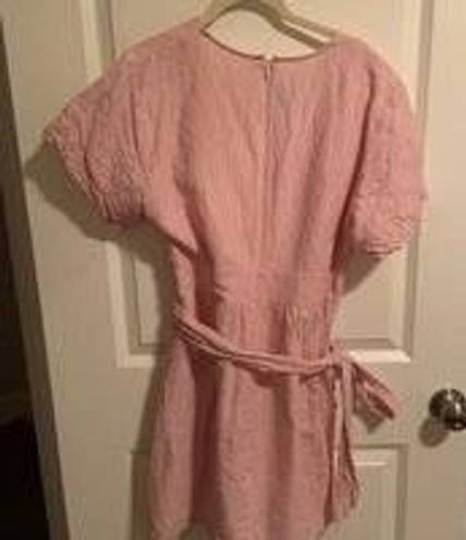 Gap pink striped dress