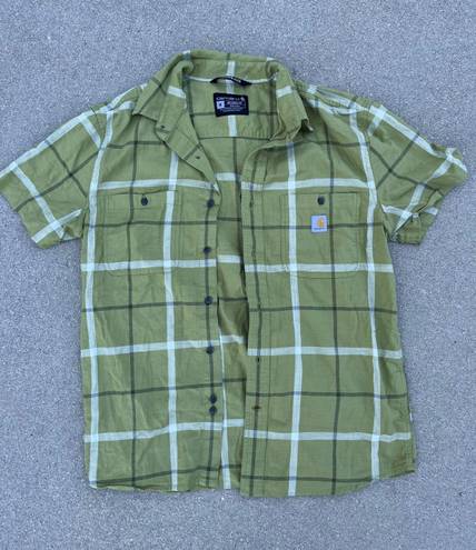 Carhartt Green Button Up