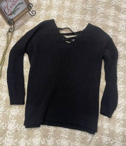 a.n.a .Long Sleeve V-Neck Sweater for Women Size L