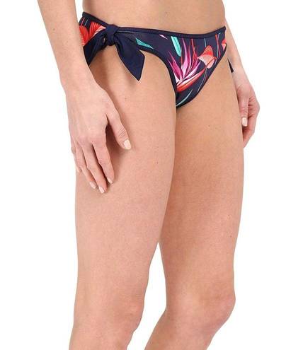 Tommy Bahama  Reversible Floral Navy Hipster Swim Bikini Bottoms Large NEW