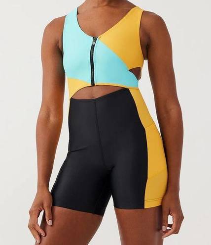 Outdoor Voices Outdoor Voice SplashKnit 6” Bodysuit Capri/Mango/Black