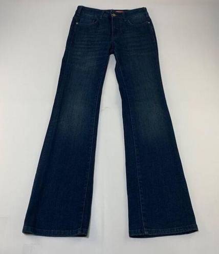 Pilcro  Ultra Dark Wash Stretch Denim Demilune Bootcut Jeans 25