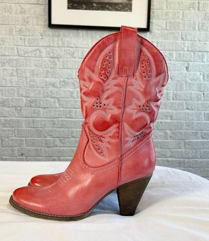 sbicca  Of California Women's NWT Cowgirl Boots 10 Heeled Pink