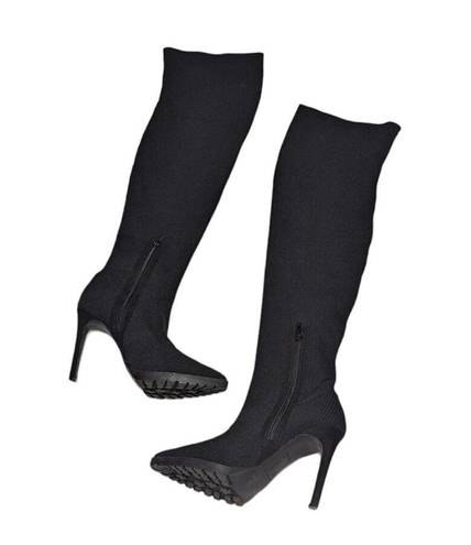 mix no. 6  Dionisi Boot Knee High Heeled Boots Stretch Pointed Toe Stilleto Sexy