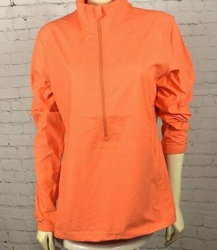 Cutter and Buck  1/2 zip Windbreaker Med EUC Orange