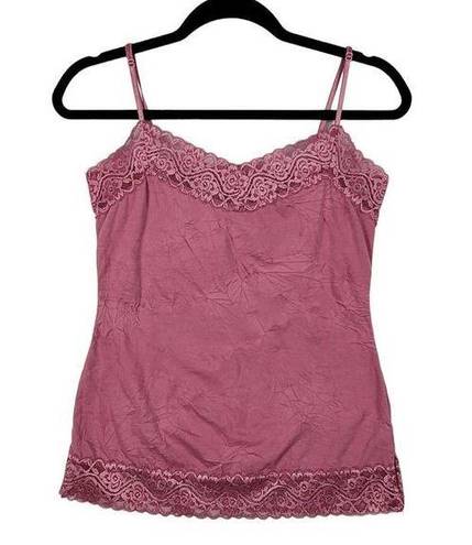 DKNY  Jeans Pink  Lace Cami Size S