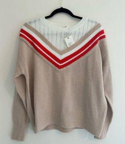 12th Tribe New With Tags Faux Layer Varsity Sweater