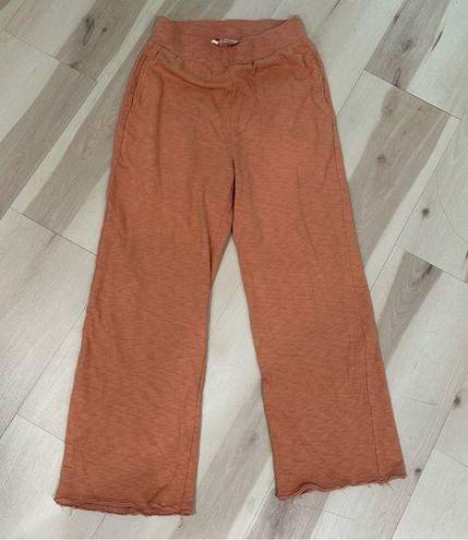 Free People FB BEACH -  wide leg pants 100% cotton size S/P #628-7