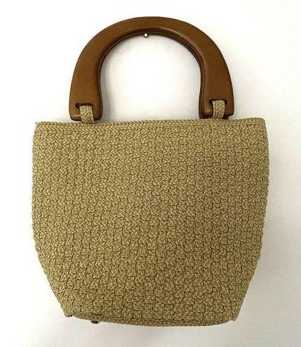 Talbots NWT  Small Woven Handbag Purse Tote (small flaw)