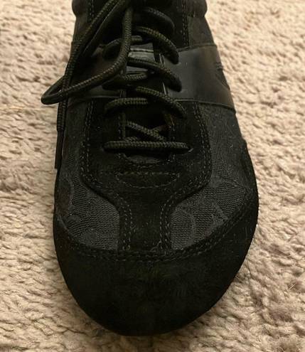 Coach : Black Lexey (A1442) Signature sneakers- 9