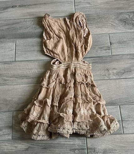 Rococo  sand tan Tessa dress