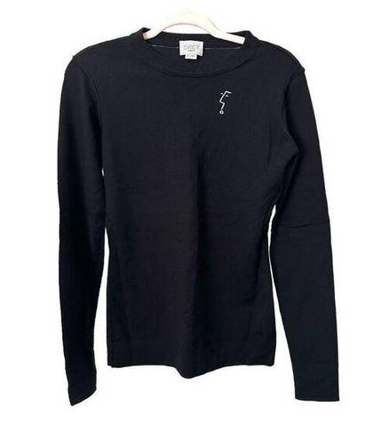 Jason Wu GREY  Abstract‎ Face Crewneck Sweater Sz Small