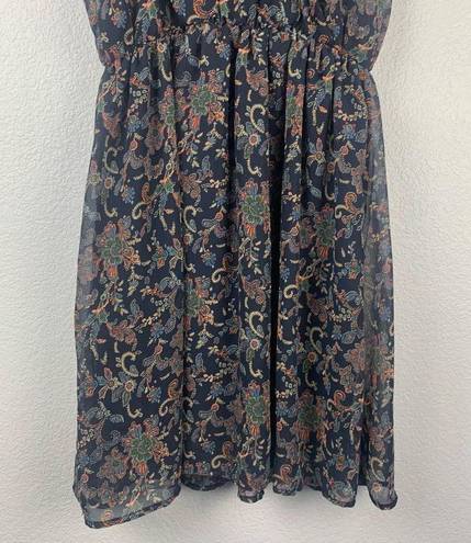 Sienna Sky  Halter Neck Paisley fit & Flare Dress Size L New