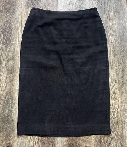 Versace Rare Vintage 1980’s Gianni  Black Pencil Skirt