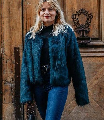 Free People Faux Fur Coat