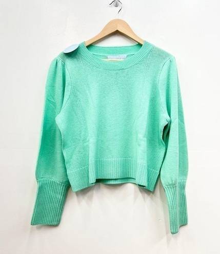 Hill House  Cropped Silvia Sweater in Ocean Wave size XL NWT