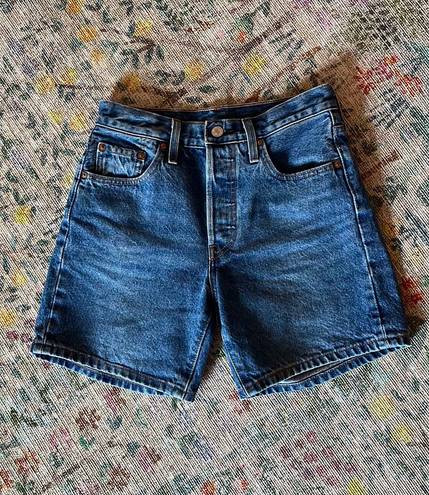 Levi’s 501 High-Rise Shorts Medium Wash