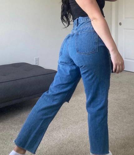 Straight Jeans Size 8 Blue