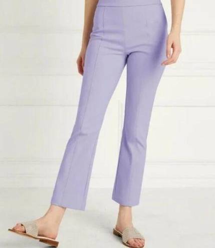 Hill House New!  The Claire Pant Lavender Stretch Cotton Mid-Rise Ankle Pants