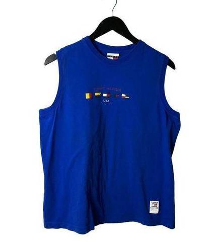 Tommy Hilfiger Vintage  USA Athletic All Sport Gear Muscle Shirt Tank Top Womens