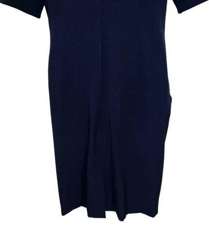 MM.LaFleur FLASH SALE $28 ⚡️⚡️ Navy V-Neck Dress With Pockets Stretch EUC 12