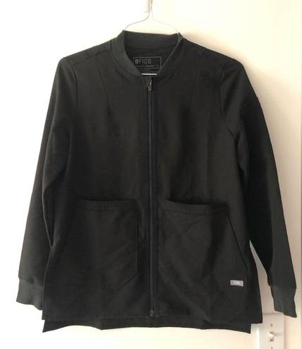 FIGS  Technical Collection Bellery Scrub Jacket in Black Sz Small Limited Edition