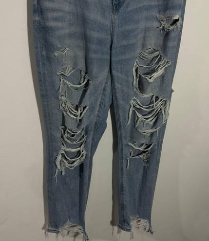 American Eagle Stretch Ripped Mom Jean High Rise 3369 Size 16