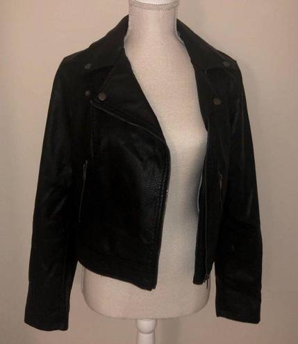 Aeropostale Aeropostal Black Leather Jacket