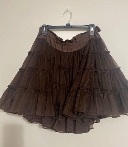 brown tutu Size M