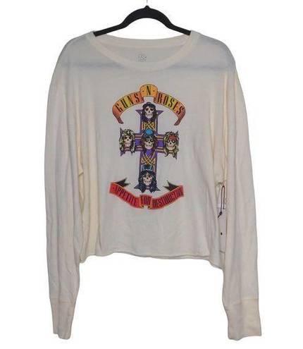 Treasure & Bond  Long Sleeve T-shirt in Guns n Roses Design - Size L - NWT