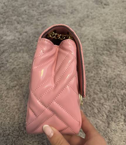 Michael Kors Medium Shoulder Flap Purse in Patent Pink