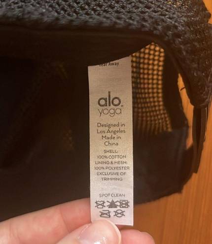 Alo Yoga  Black District Trucker Hat