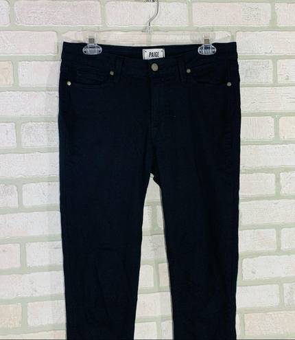 Paige  Transcend Verdugo Ultra Skinny Jeans in Black Overdye Size 27