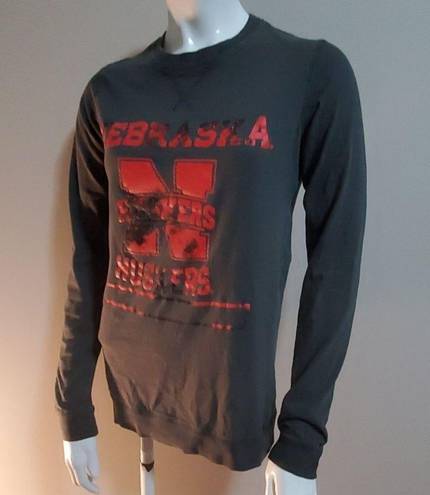 Edge Pro  Gray Nebraska Huskers Long Sleeve Tee (S)