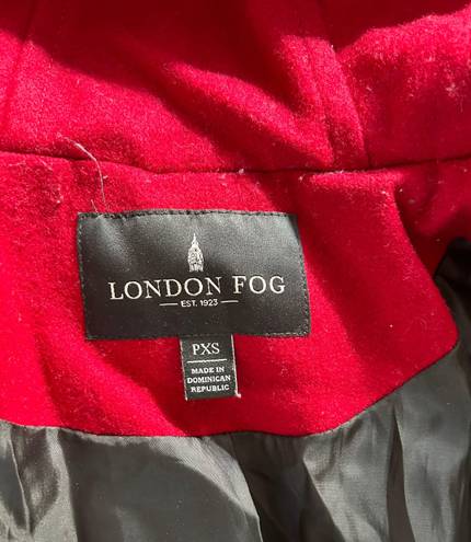 London Fog Coat Petite XS Peacoat