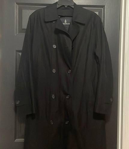 London Fog Vintage  Black Trench Coat