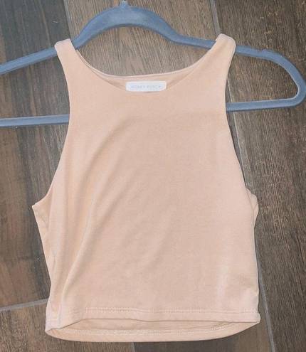 Honey Punch  Blush Pink Crop Top