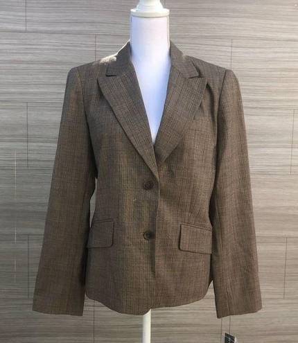 Rafaella  tan Blazer Jacket Size 12 new with tags