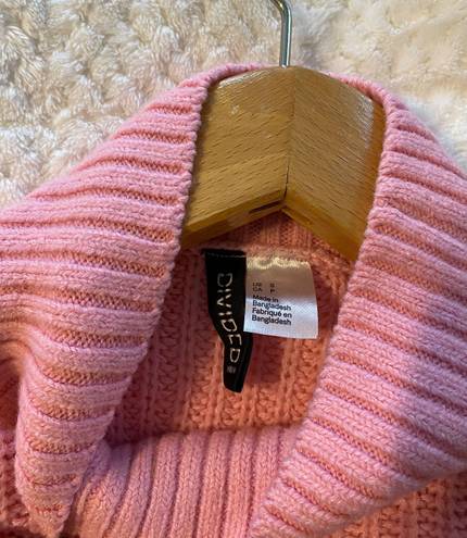 Divided Pink Knit Sweater