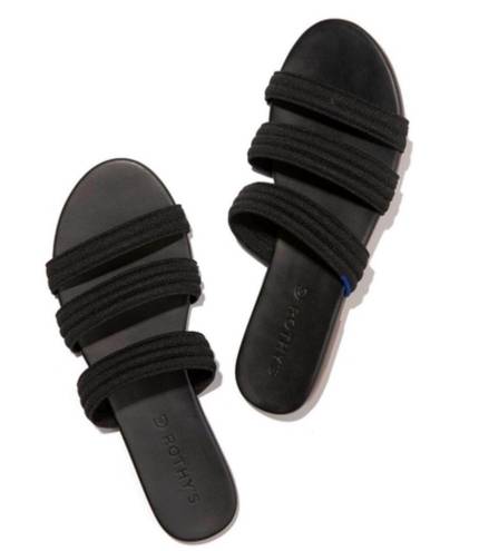 Rothy's Rothy’s Black Triple Band Sandals Size 8