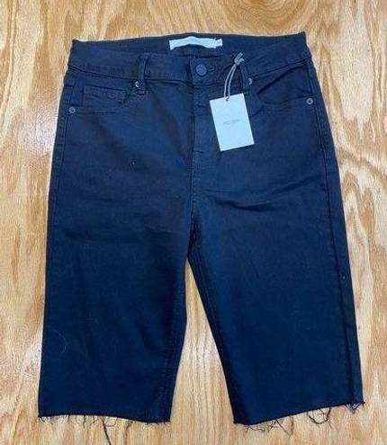 Bermuda Hidden Shorts Womens Medium Blue Marlin Denim Stretch  Frayed B65