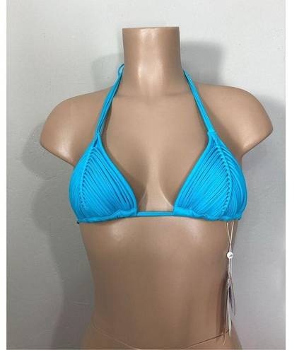 PilyQ  Isla triangle bikini top. Small. NWT