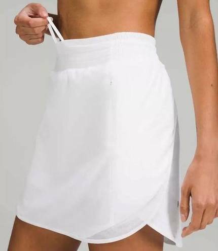 Lululemon  Hotty Hot High-Rise Skirt Long White Women's Size 0