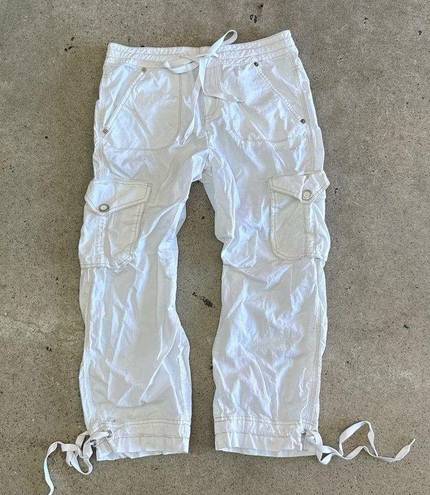 DKNY  White Cargo Pants