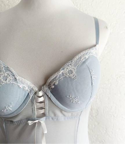 Fashion Bug Powder blue‎ sheer negligee