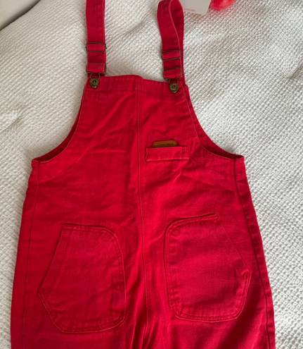 Red Overalls Size XS